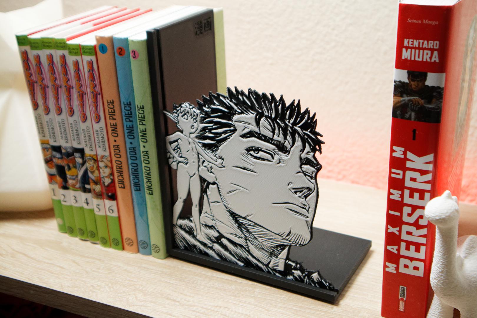 Guts with Puck Shoulder Scene Bookend – Berserk