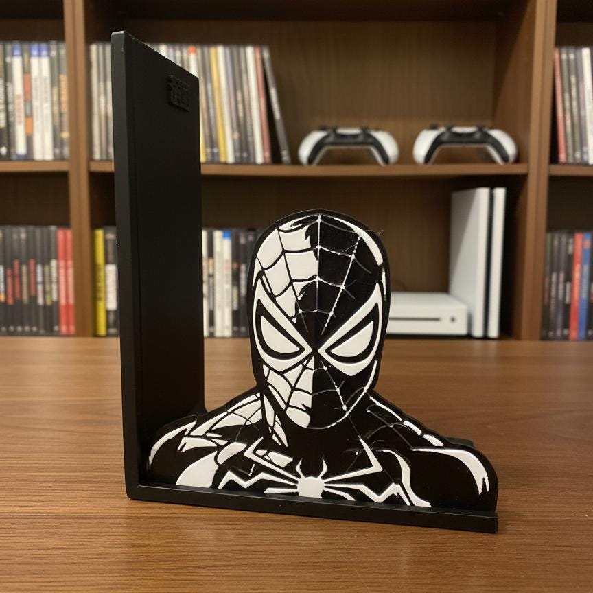 SpiderMan Bookend - Comic Style Book Holder