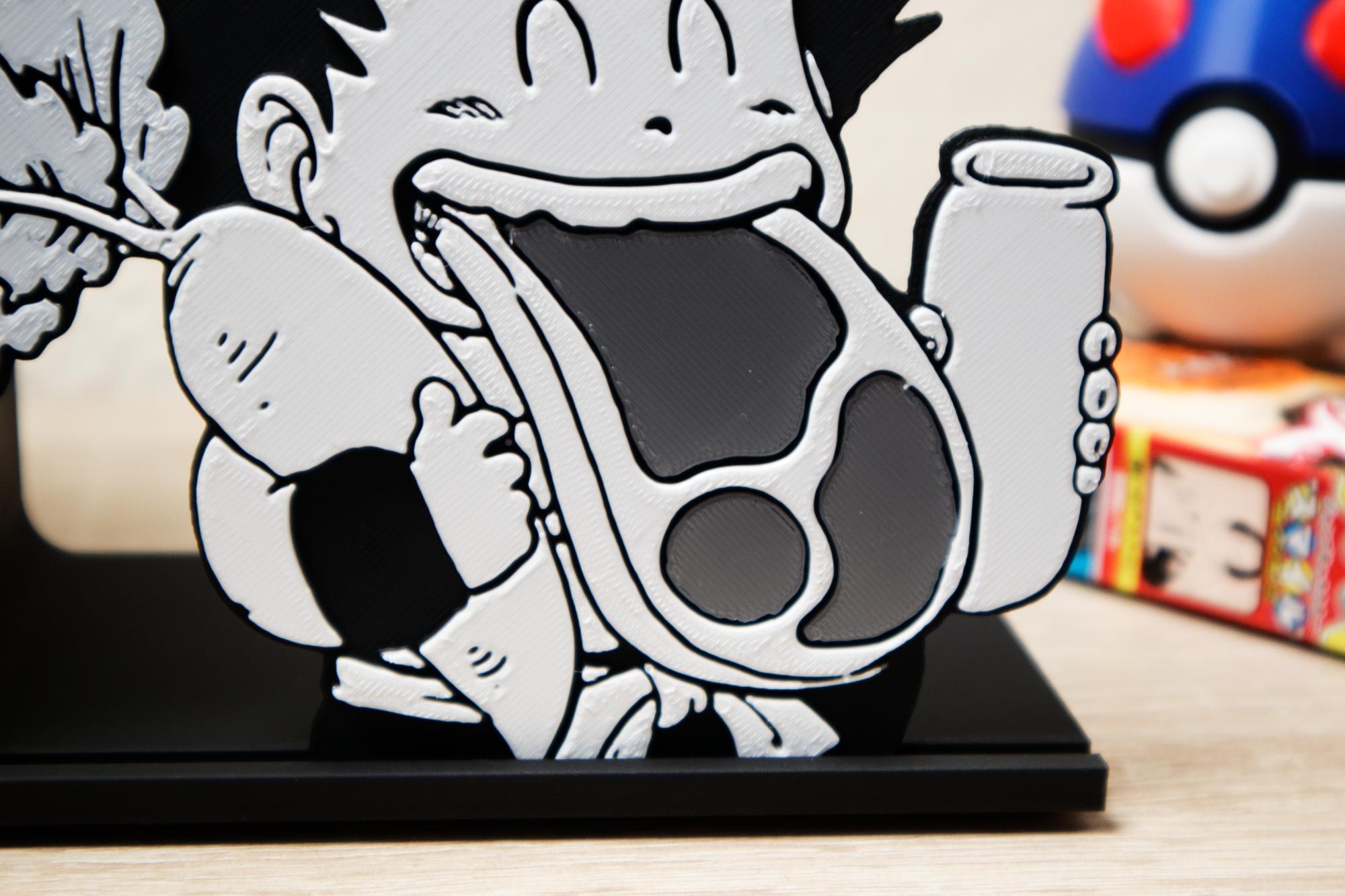 Kid Goku Eating Meat Bookend – Dragon Ball