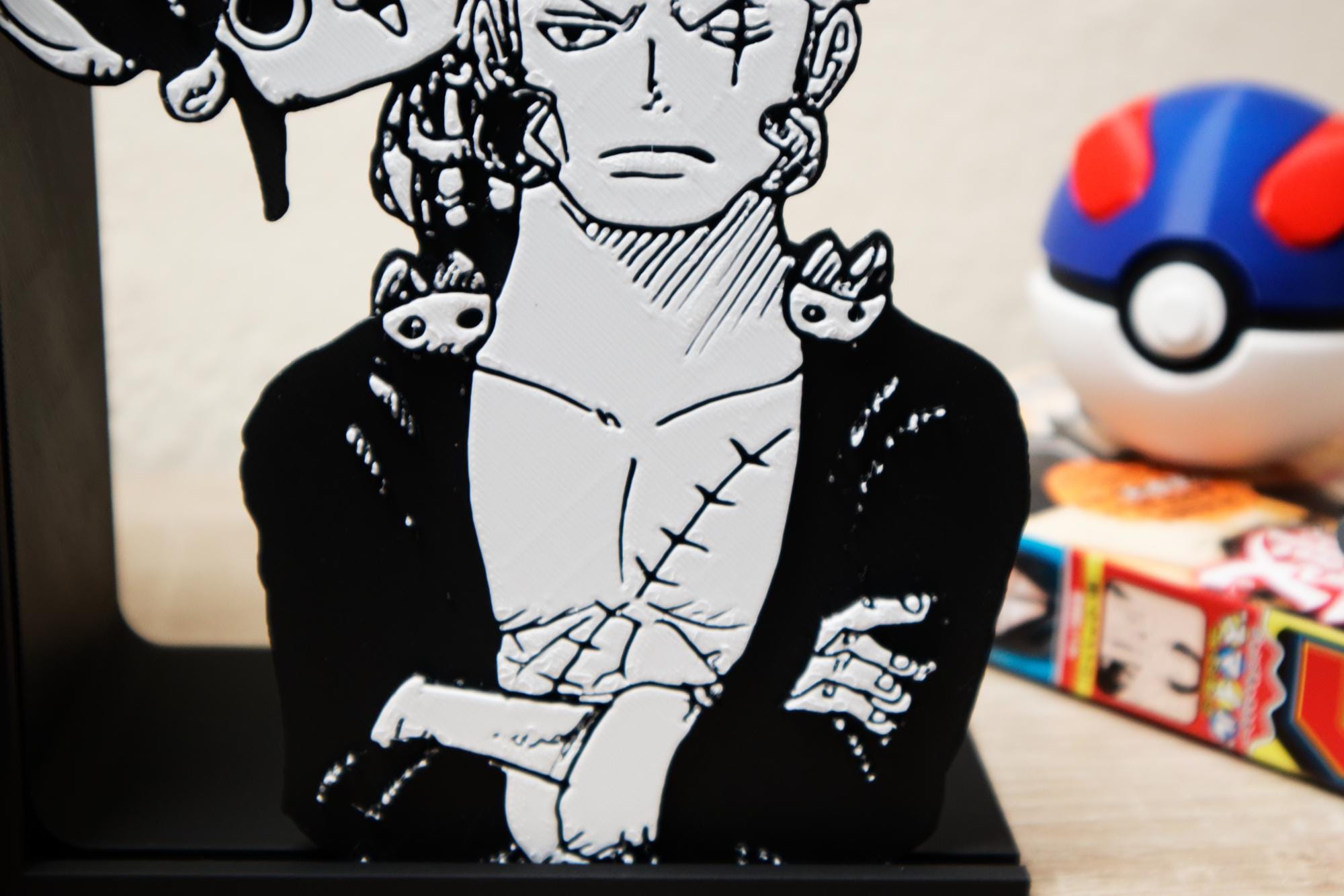 Roronoa Zoro with Tony Tony Chopper Bookend – One Piece