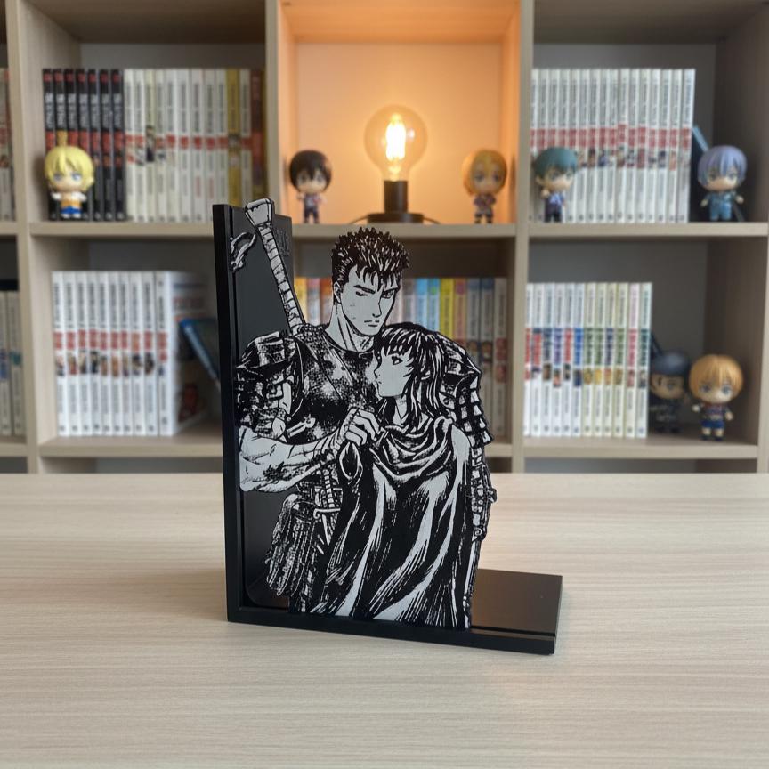 Guts & Casca Silent Bond Bookend – Berserk