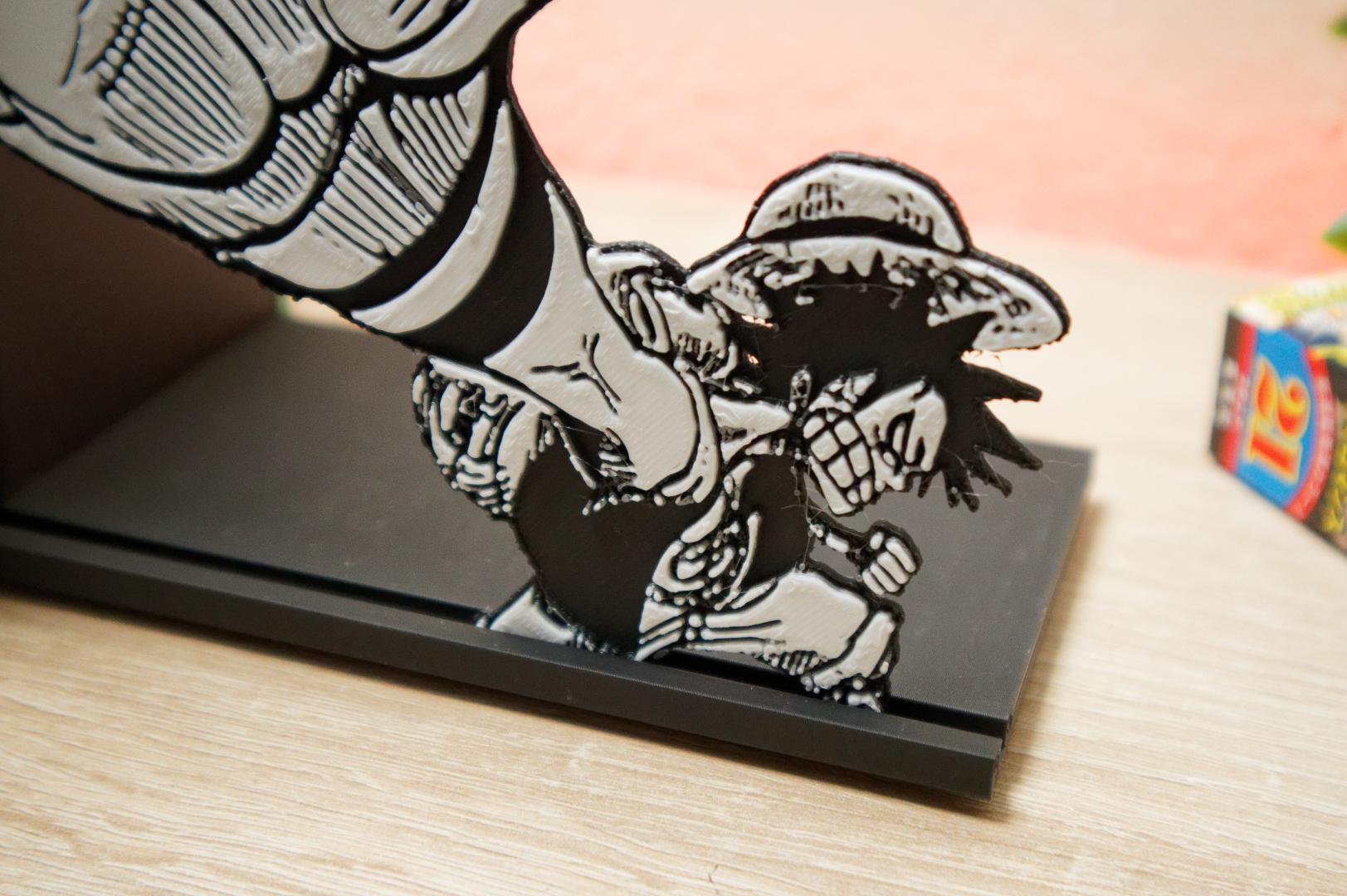 Monkey D. Luffy Gear Third Giant Punch Bookend – One Piece
