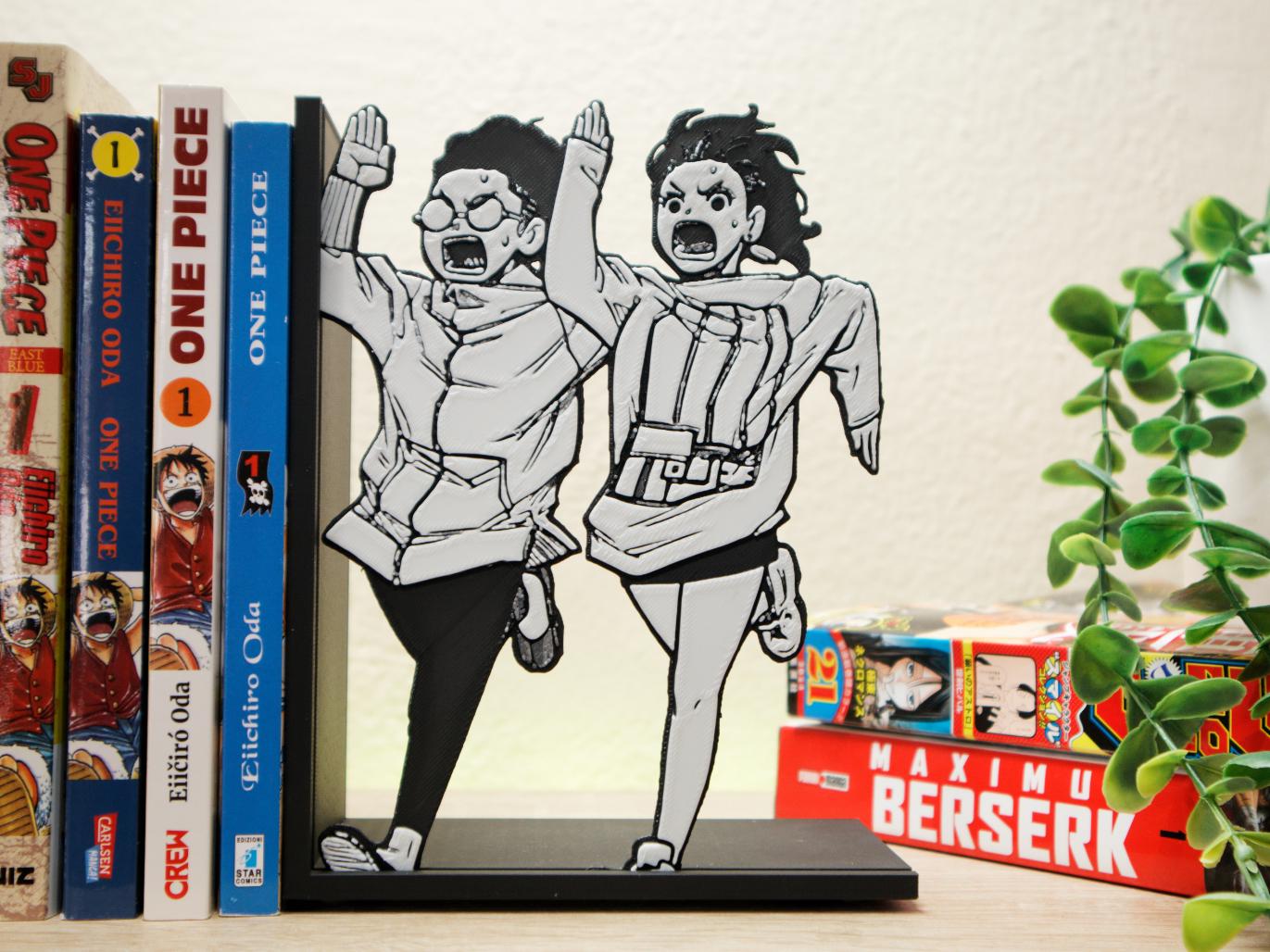 Okarun & Momo Panic Run Bookend – Dandadan