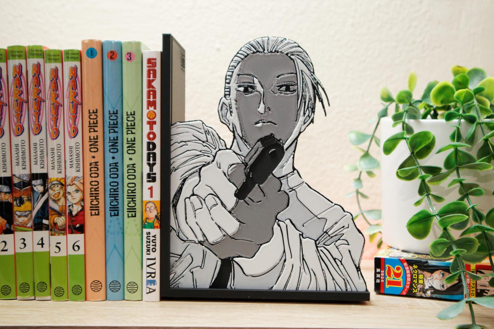 Young Taro Sakamoto Gun Pose Bookend – Sakamoto Days