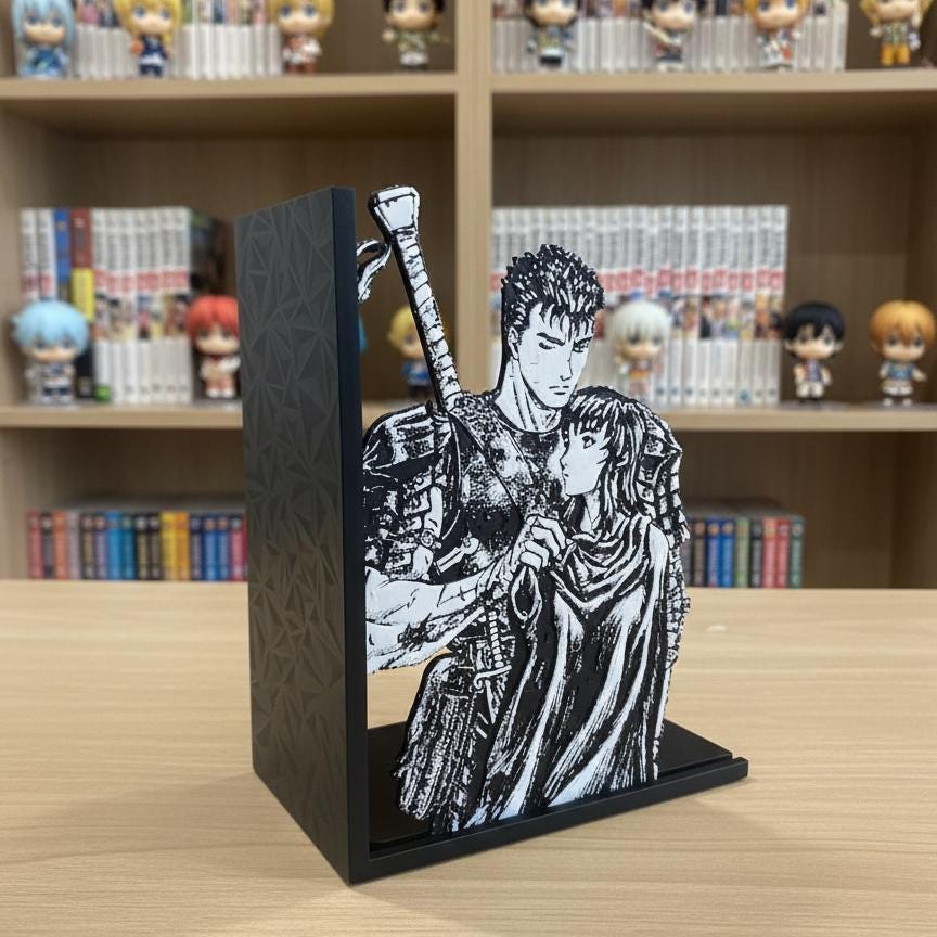 Guts & Casca Silent Bond Bookend – Berserk