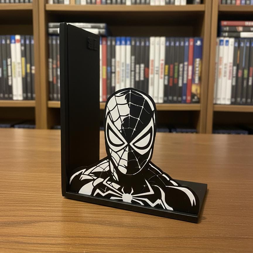 SpiderMan Bookend - Comic Style Book Holder