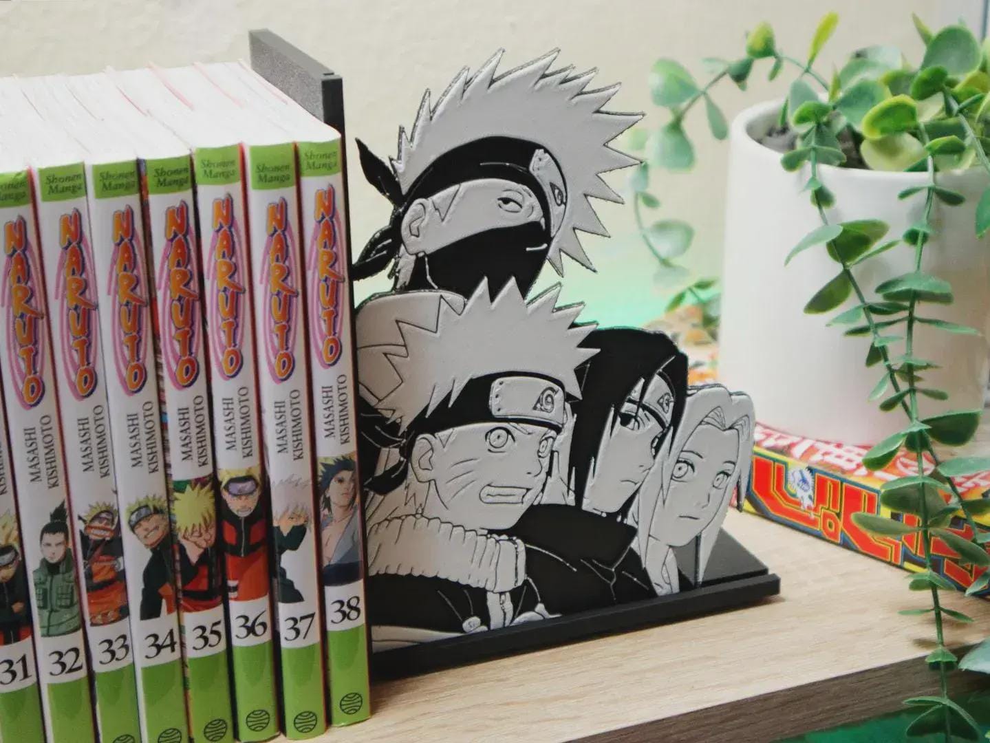 Team 7 Legacy Portrait Bookend – Naruto