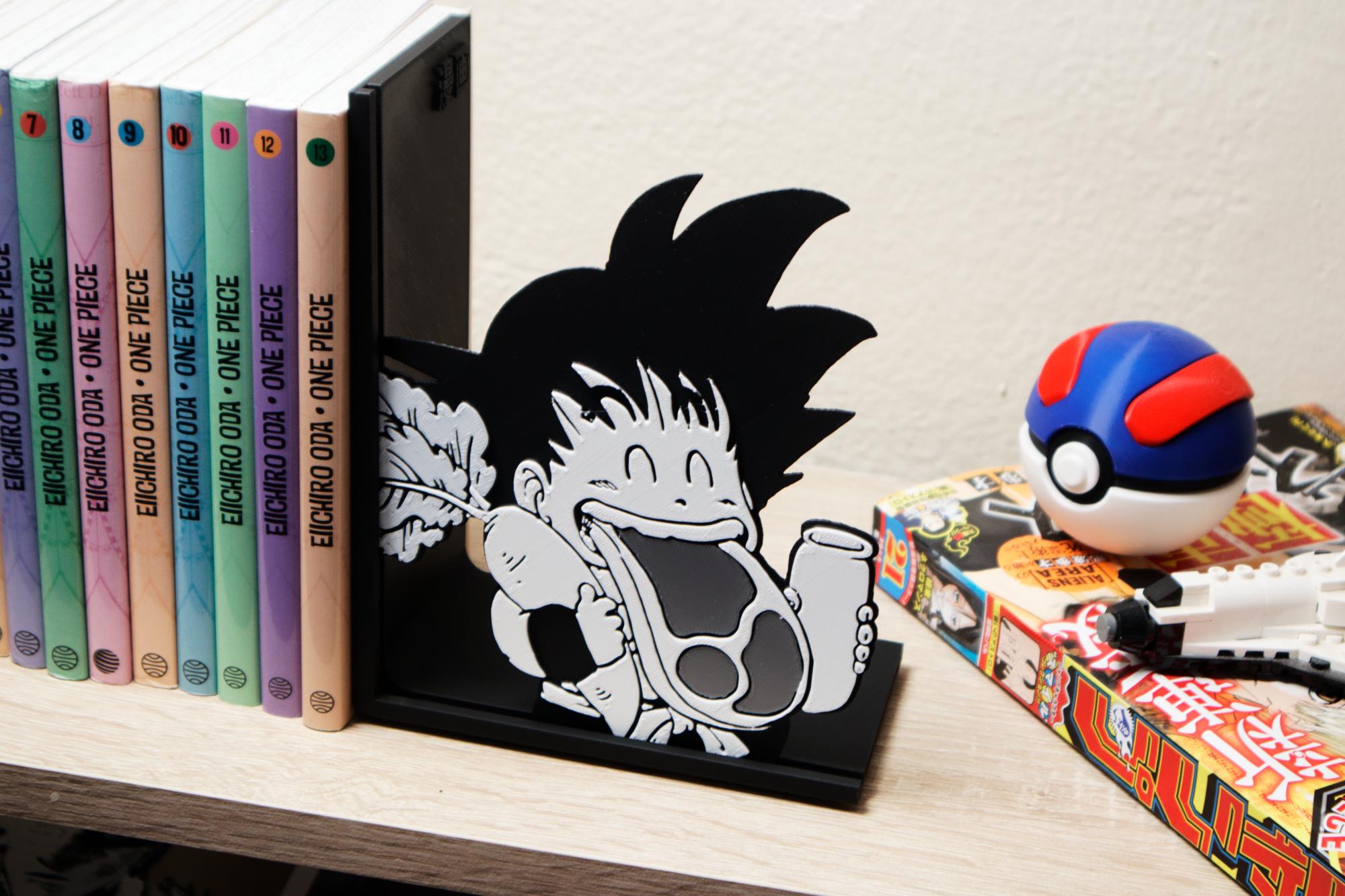 Kid Goku Eating Meat Bookend – Dragon Ball