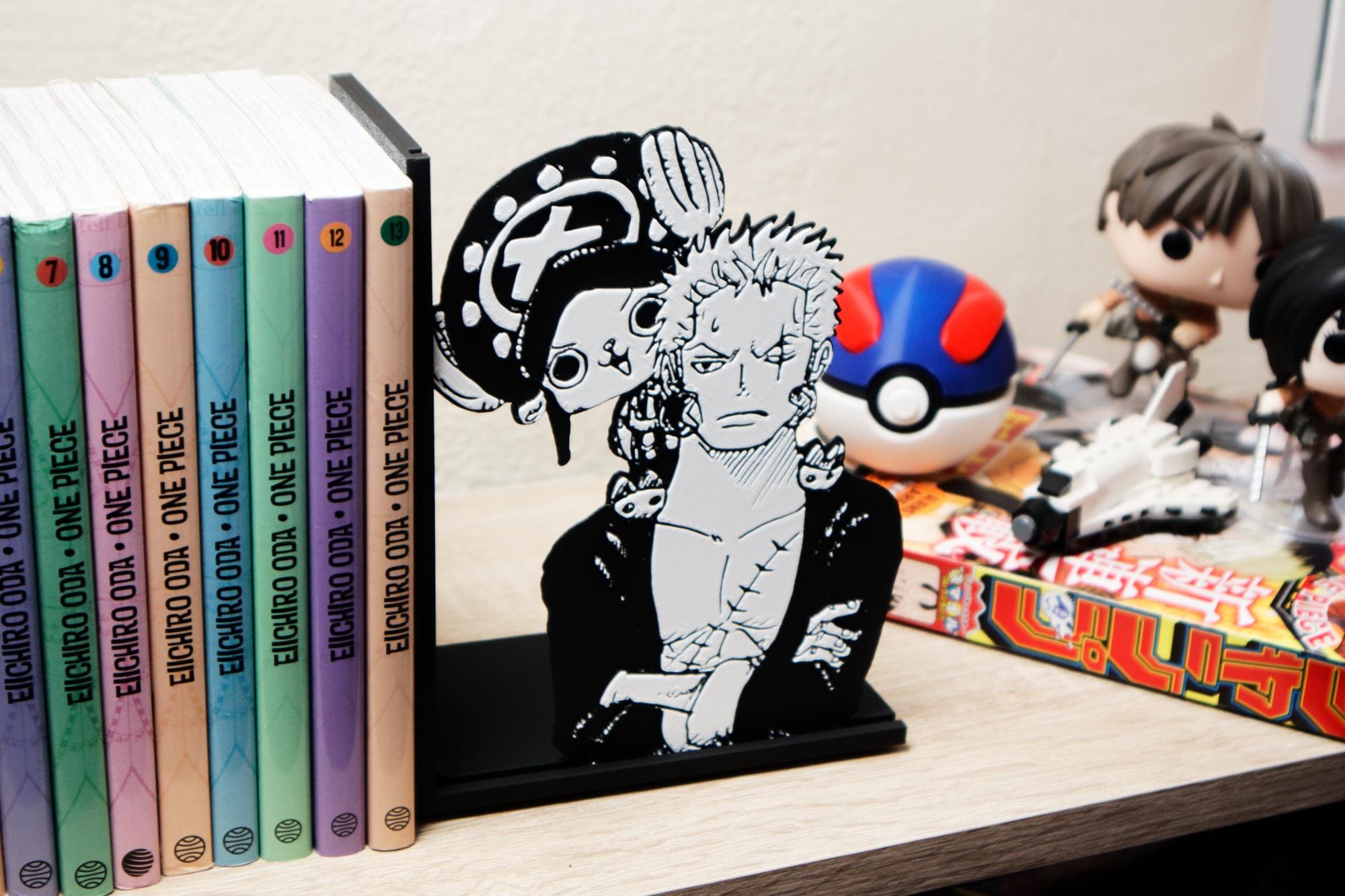 Roronoa Zoro with Tony Tony Chopper Bookend – One Piece
