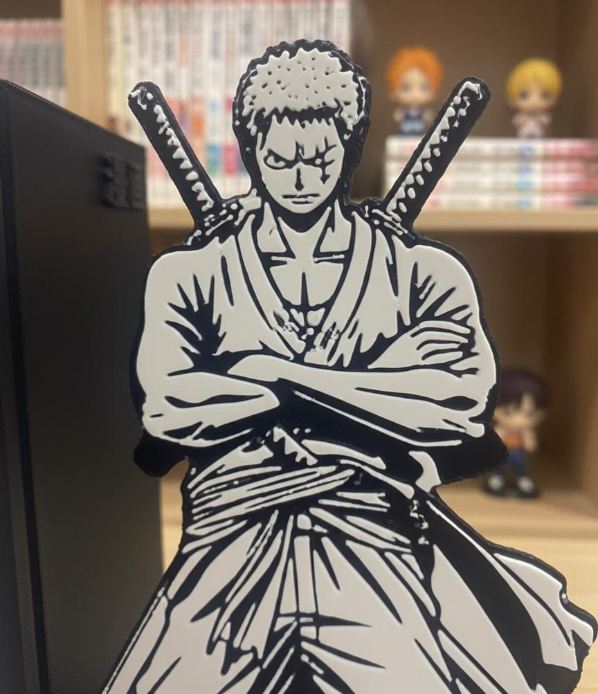 Roronoa Zoro Silent Resolve Bookend – One Piece