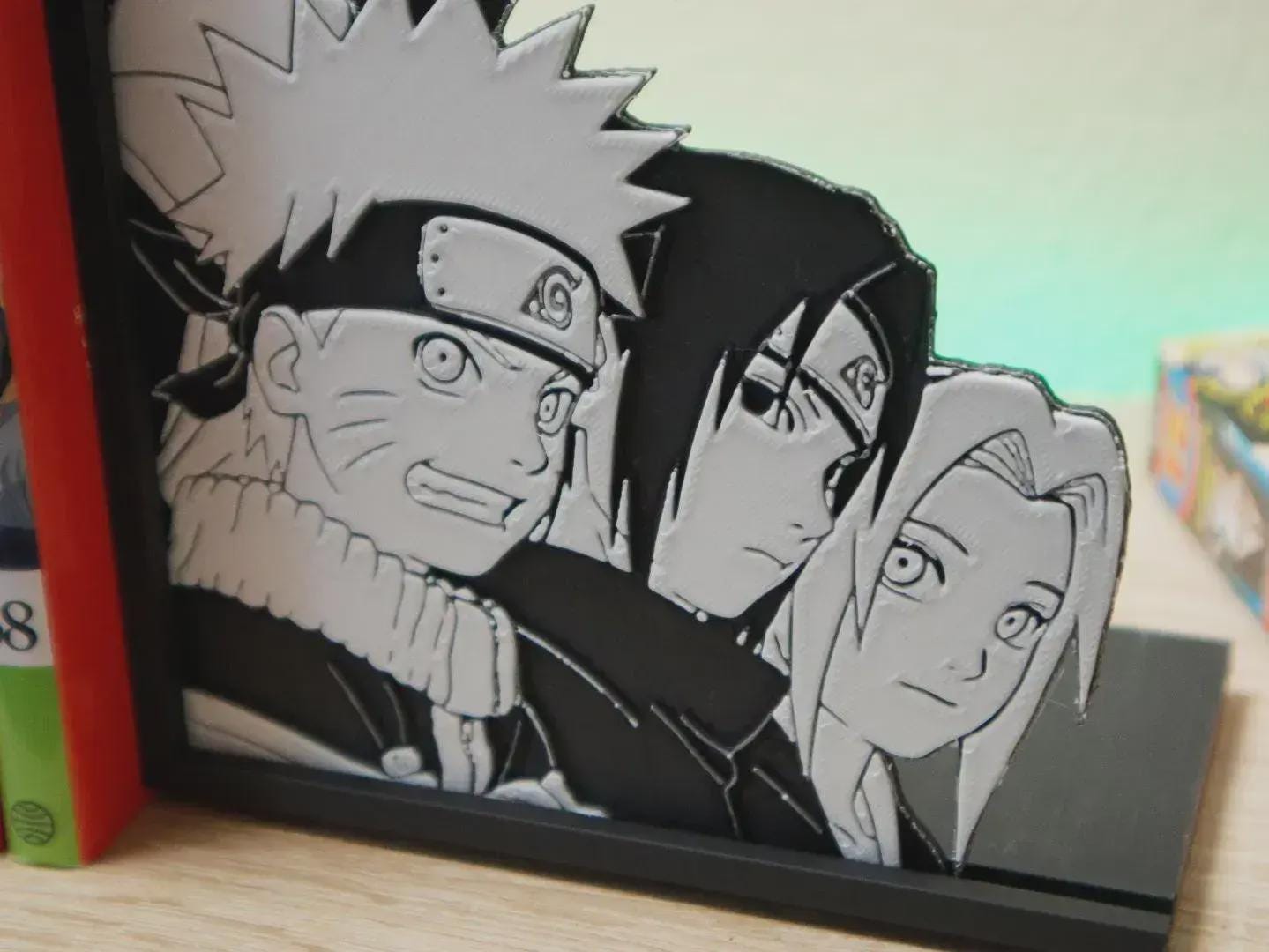 Team 7 Legacy Portrait Bookend – Naruto