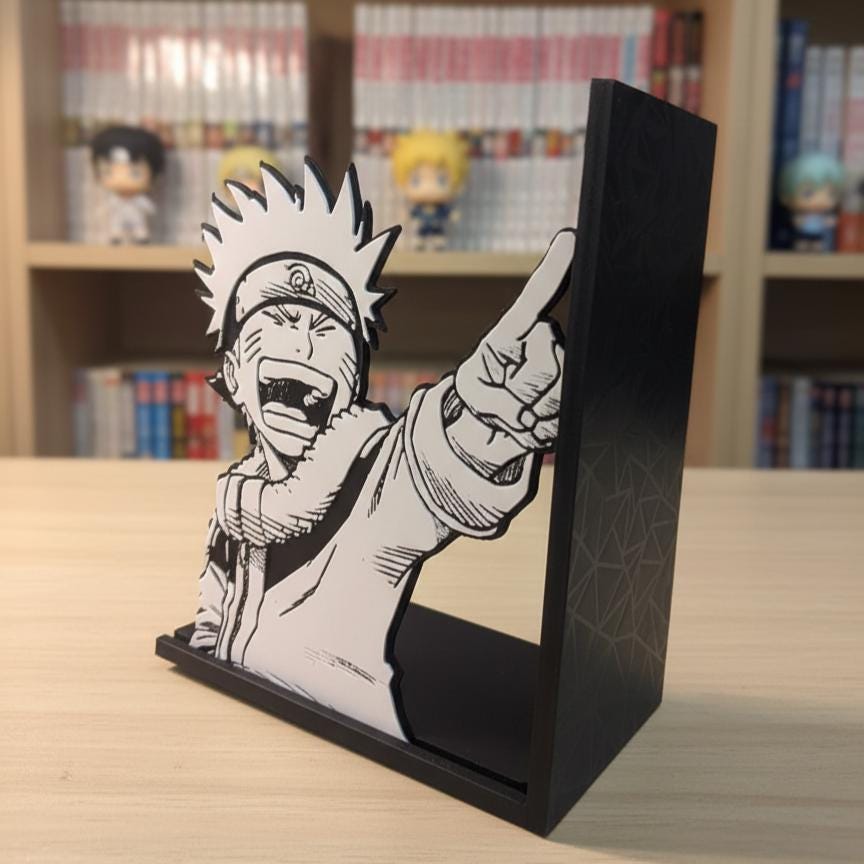 Naruto Uzumaki Pointing Pose Bookend – Naruto
