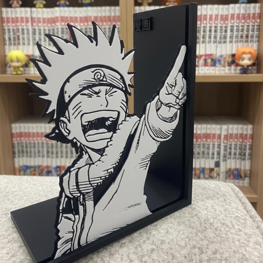 Naruto Uzumaki Pointing Pose Bookend – Naruto