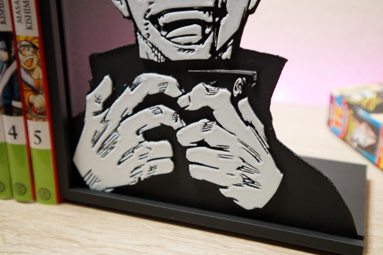 Megumi Fushiguro Dark Smile Portrait Bookend – Jujutsu Kaisen
