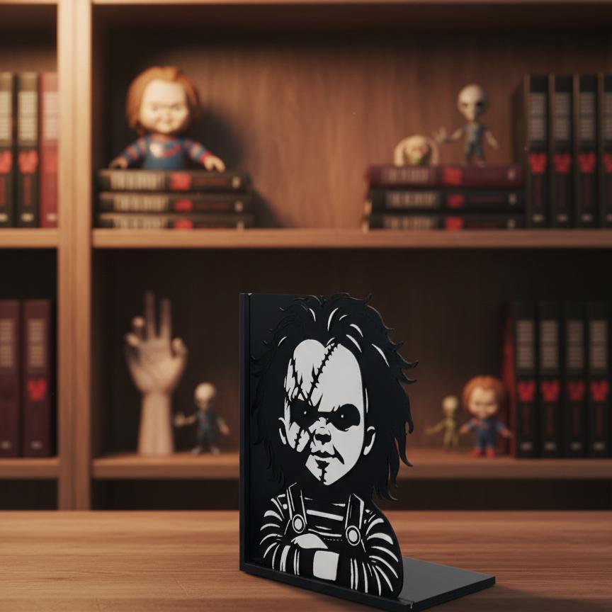 Chucky Bookend - Gothic Book Holder
