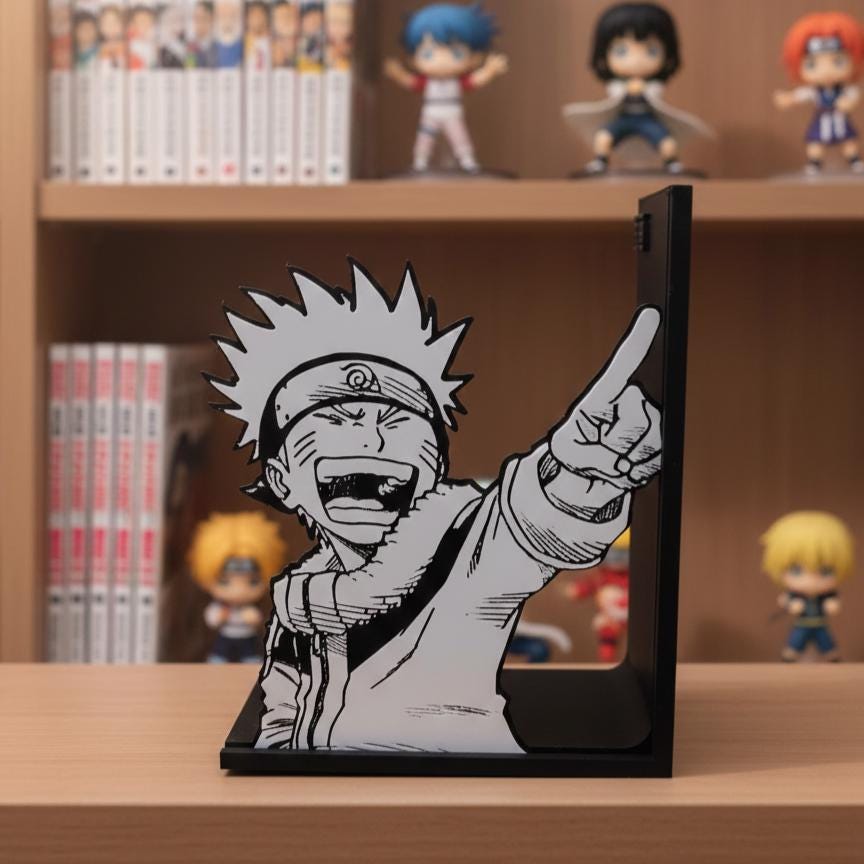 Naruto Uzumaki Pointing Pose Bookend – Naruto