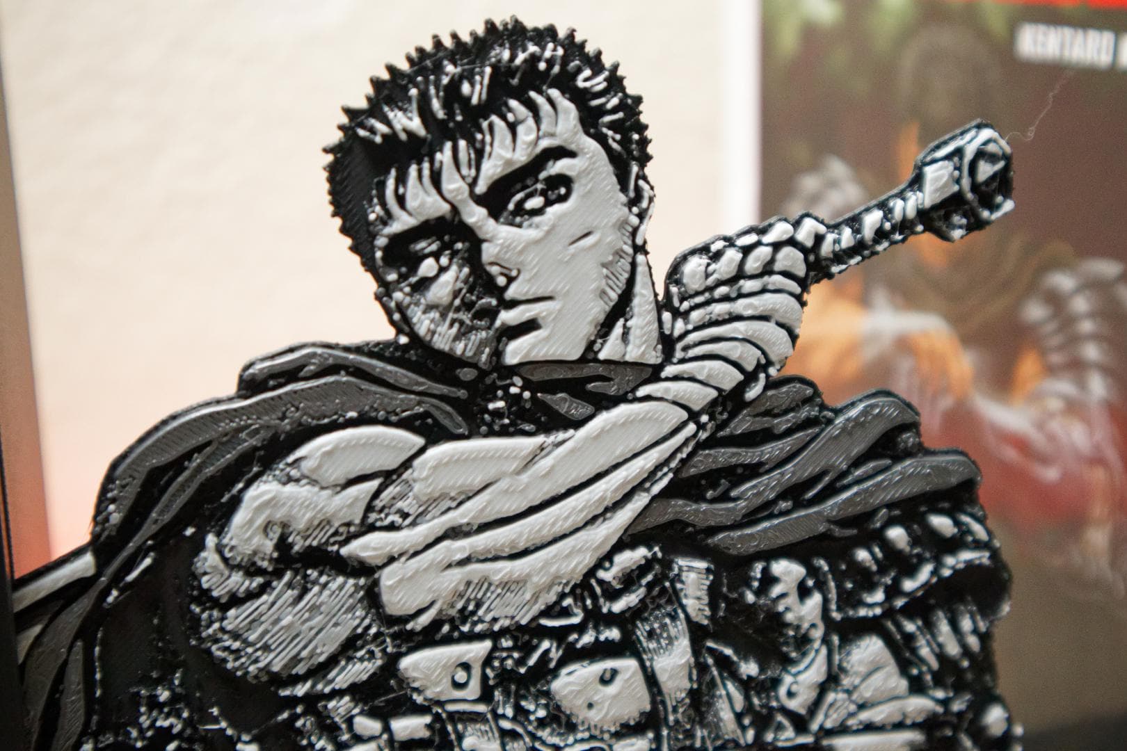 Guts Black Swordsman Resolve Bookend – Berserk