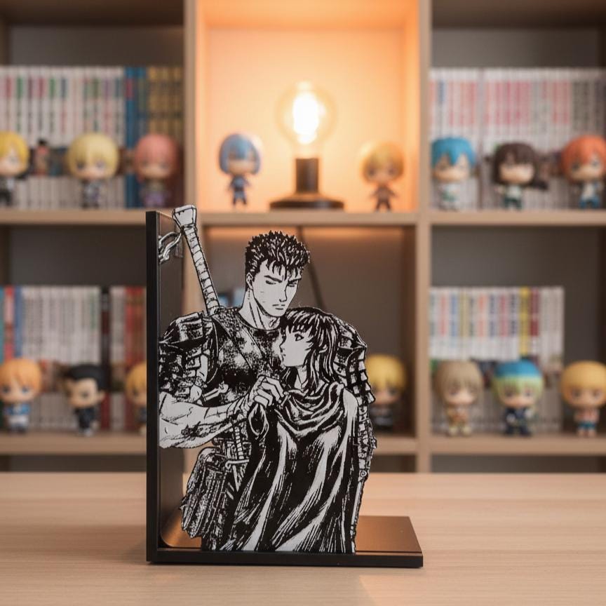 Guts & Casca Silent Bond Bookend – Berserk