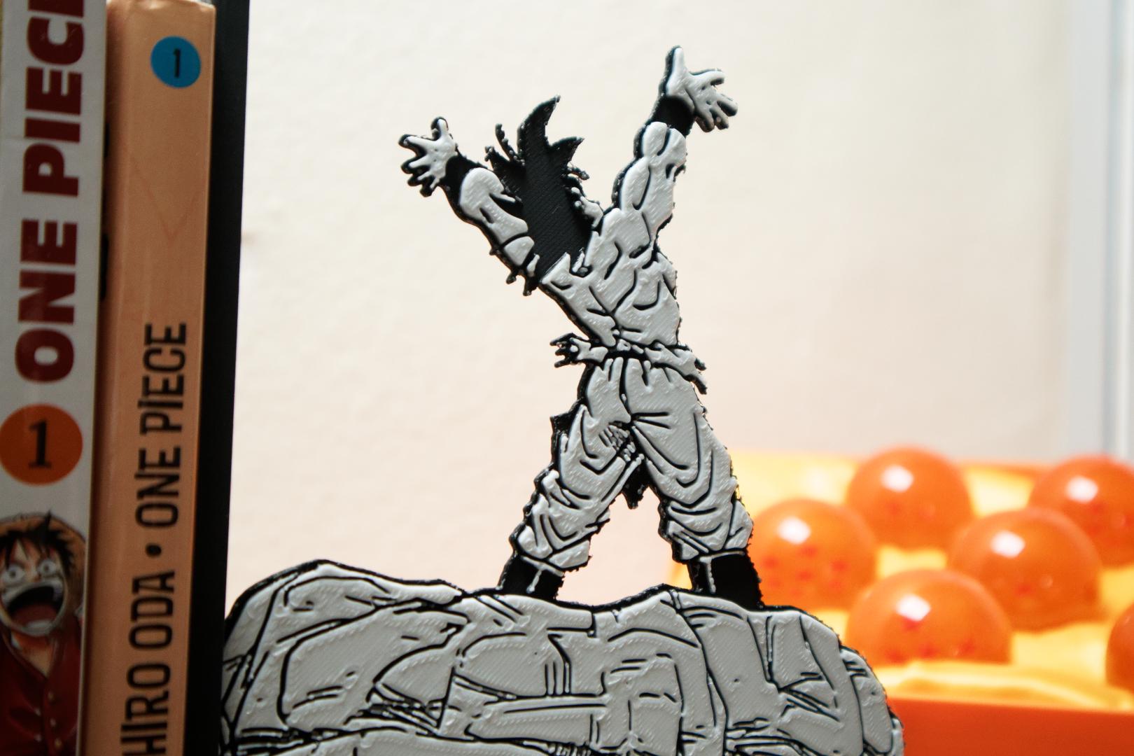 Son Goku Power Awakening Bookend – Dragon Ball Z