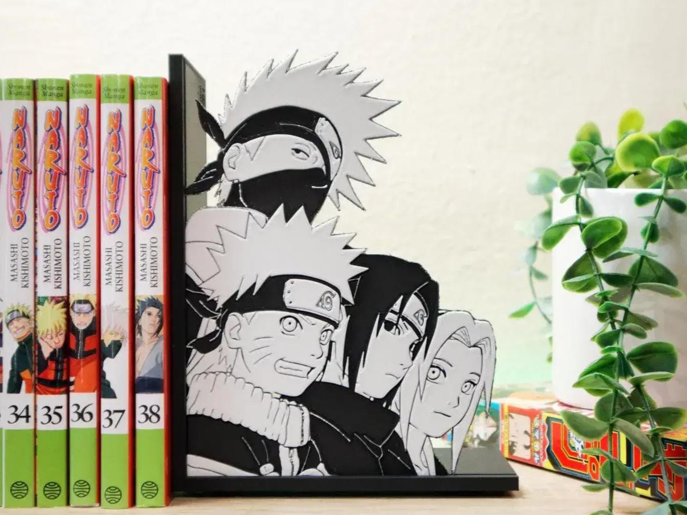 Team 7 Legacy Portrait Bookend – Naruto